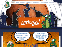 Tablet Screenshot of eridaniabasket.com